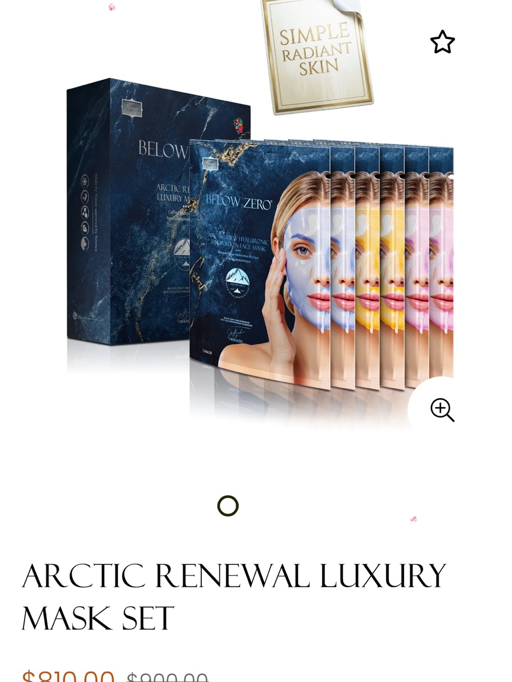 $900🌷 Sheet Mask Luxury Mask Set